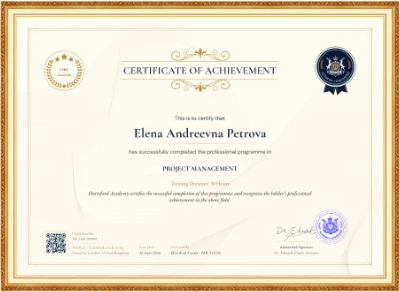 Course with Certificate