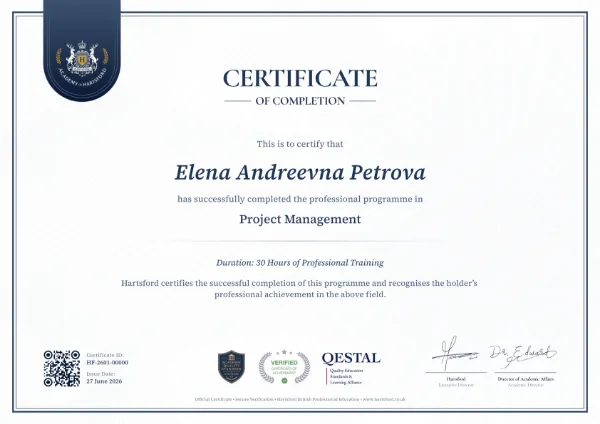 Course with Certificate