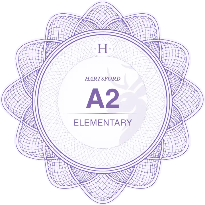 Hartsford A2 Elementary English Level – CEFR A2 Assessment